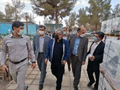 بازدید از پروژه‌های بهسازی و توسعه بیمارستان علی‌بن‌ابی طالب(ع) با هدف بررسی راهکارهای توسعه عمرانی