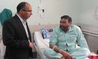 بازدید معاون توسعه و مدیریت منابع دانشگاه از مرکز آموزشی درمانی مرادی و نیک نفس 