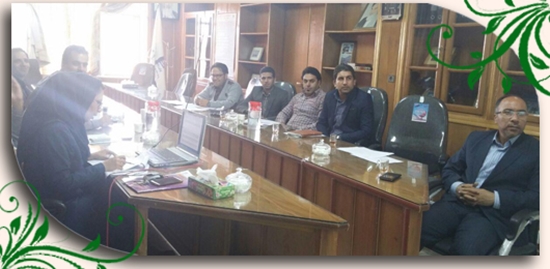 جلسه بررسی چالش های معاونت توسعه مدیریت و منابع