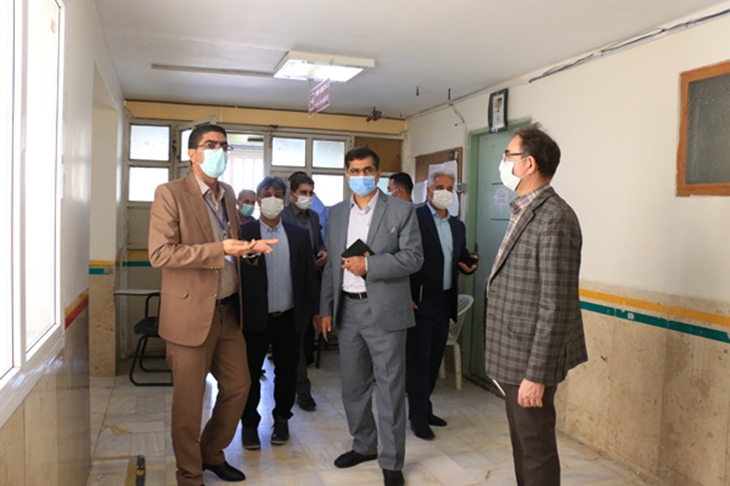 بازدید نوروزی معاون توسعه مدیریت دانشگاه علوم پزشکی از بیمارستان علی ابن ابیطالب(ع)